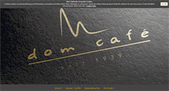 Desktop Screenshot of domcafemeldorf.de